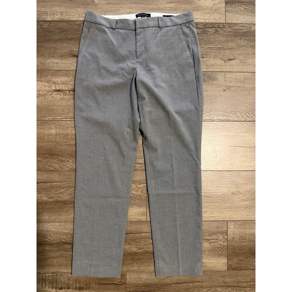 Banana Republic Avery Ankle Dress Pants Womens Size 6L Grey Straight Leg NWT